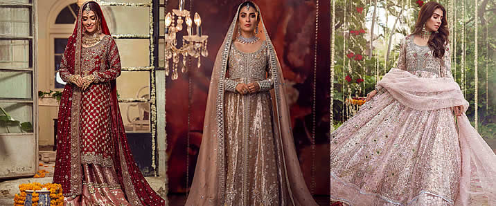 Latest Ayeza Khan Bridal Dresses and Formal Dresses Shoot