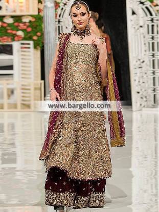 Pakistani Designer Lehenga Suit California CA USA Aisha Imran Color Magic Lehenga Suit