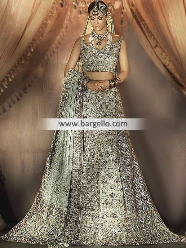 High Waist Bridal Lehenga Canberra Australia Lajwanti Gul Mohar Riwaj Collection