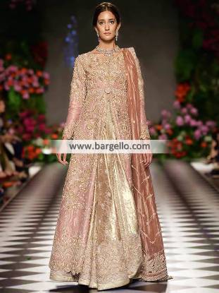 Pakistani Bridal Lehenga Cambridge London UK Faraz Manan Bridal Lehenga Collection