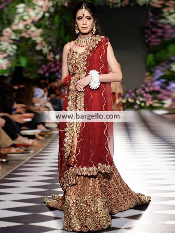 Stunning red bridal Lehenga | Real Bride | Bridal lehenga red, Indian  wedding gowns, Wedding lehenga designs