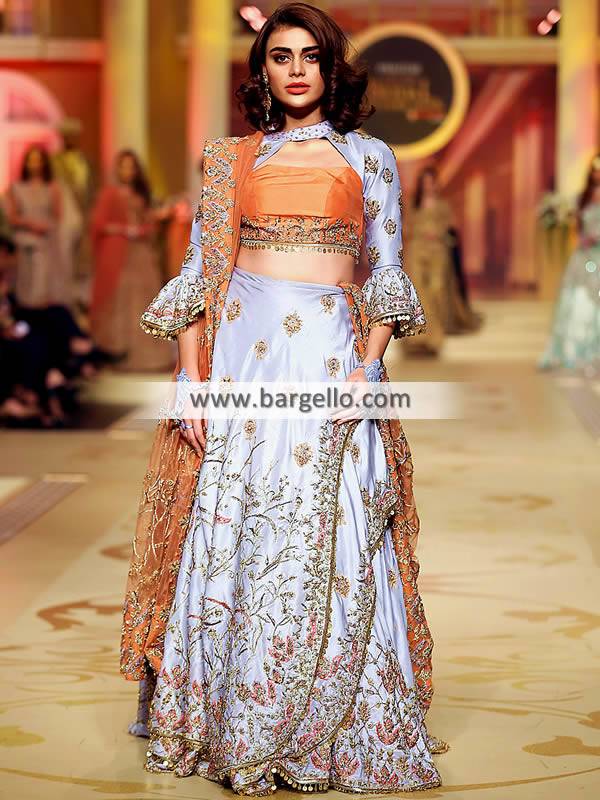 Stylish Wedding Dress 3 Layered Wedding Lehenga Lajwanti Wedding Dresses with Price