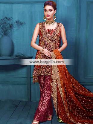 Pakistani Designer Anarkali Suits Occasional Dresses Engagement Wedding and Formal Events