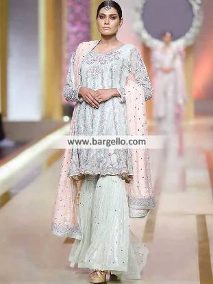 Pakistani Formal Wear Alexandria Virginia USA Gharara for Next Wedding Function