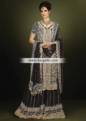 Pakistani Designer Bridal Sharara Dresses Wedding Dresses Ras Al-Khaima UAE