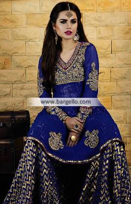 Pakistani Wedding Sharara Dresses Carteret New Jersey NJ US