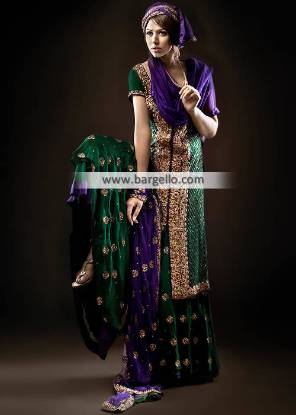 Pakistani Wedding Functions Dresses Orlando Florida USA Wedding Sharara Dresses