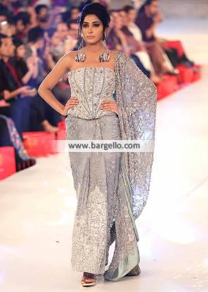 Pakistani Bridal Saree Leicester UK HSY Sarees Collection for Newlyweds
