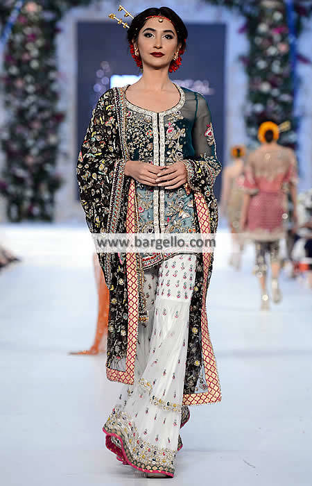 Pakistani Bridal Gharara Dresses Matawan New Jersey NJ US Karma Gharara ...