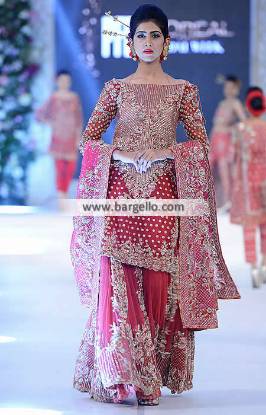 Pakistani Bridal Sharara Dresses Baltimore Maryland USA Pakistani Wedding Sharara Dresses 2015