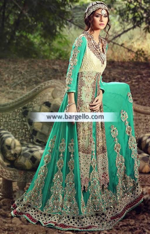 Royal Look Embellished Anarkali Dresses Bellerose New York NY US for Wedding and Special Occasion