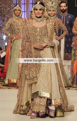 Luxurious Bridal Dresses Woking UK Beautiful Sharara for Wedding