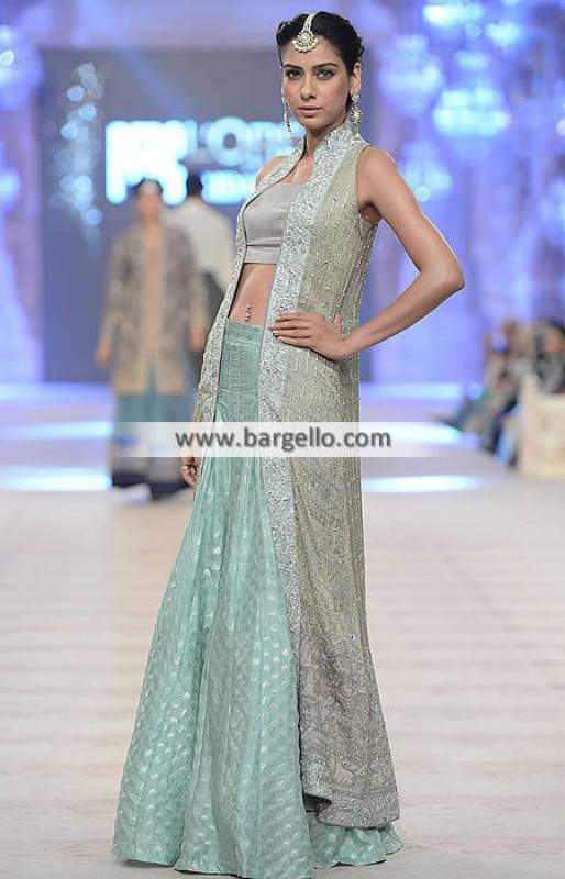 Stylish Lehenga Dress Evening Dresses Wedding Guest Dresses Nida Azwer 2014