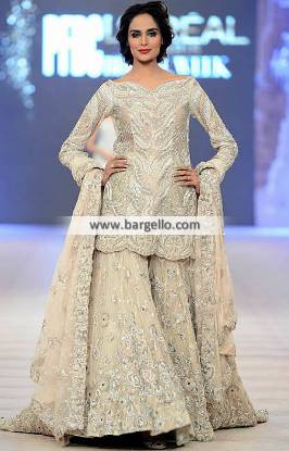 Pakistani Bridal Wear Paris France Bridal Sharara Reception Valima Dresses Special Occasions