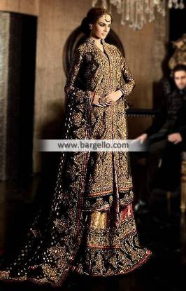 Cara Wedding Dresses Cara Wedding Lehenga Jamawar Lehenga and Banarasi Dupatta