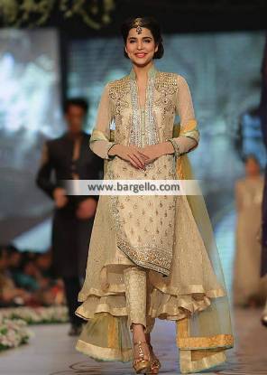 Pakistani Party Dresses lincolnwood Illinois IL Pakistan Bridal Couture Week 2014 Asifa & Nabeel