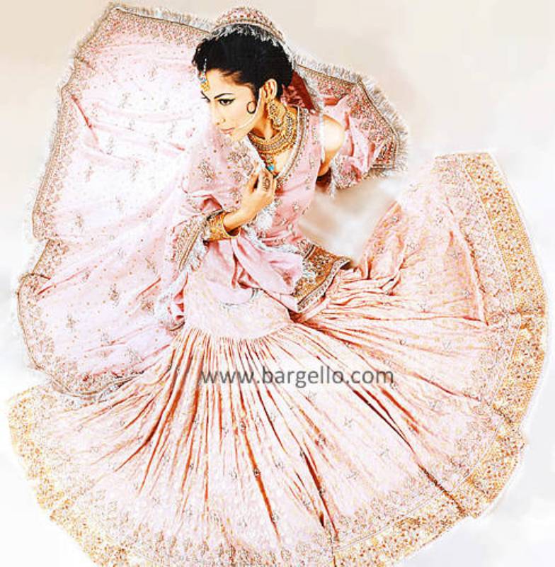 Designer Gharara Laguna CA Indian Pakistani Bridal Dress