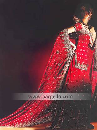 Deep Red Lehenga England Tyne Wedding Lhenga Desi Lahenga