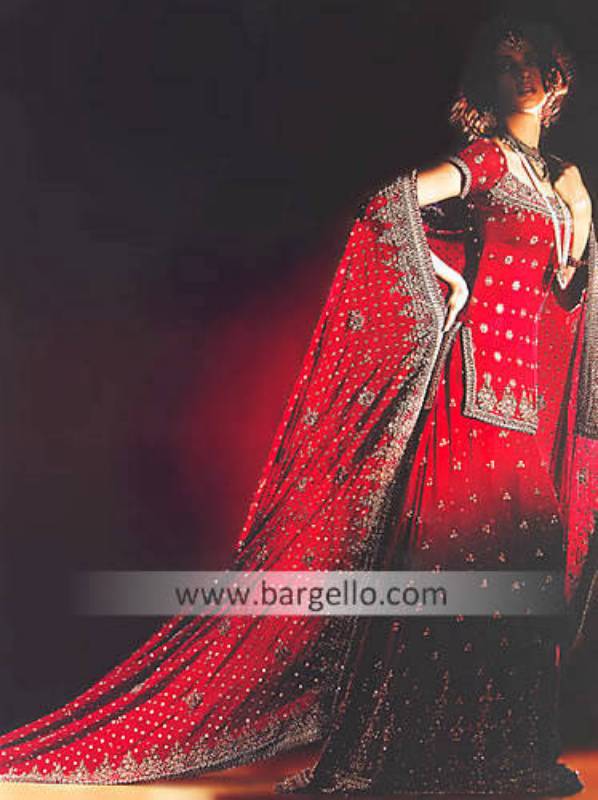 Deep Red Lehenga England Tyne Wedding Lhenga Desi Lahenga