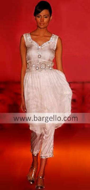 Pierre Off White Dress World's Fashion Collection Online Gallery