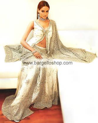 Ivory Rangee Bridal Hand Embellished Dress