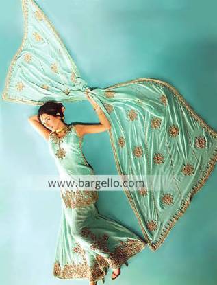 Pakistani Designer Sharara Karma Bridal Sharara Walima Dress for Brides Bridal Sharara
