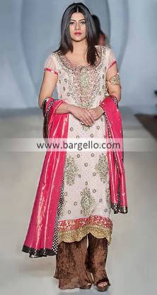 Veteran Designer Aamir Baig Fashion Collection at Pakistan Fashion Week London UK