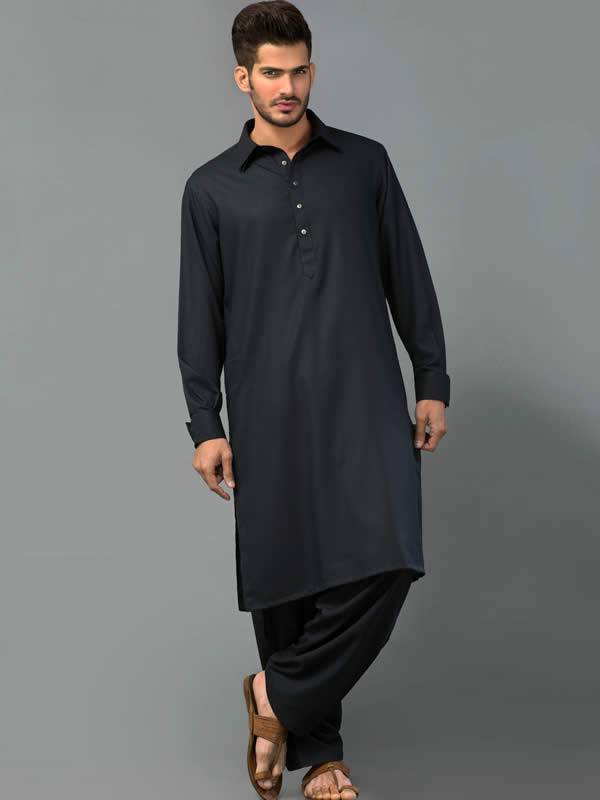 Astounding Shalwar Kameez Suit Black Color Roslyn New York NY USA Black ...