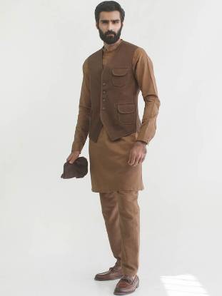 Pakistani Designer Waistcoats Red Deer Alberta Canada Exclusive Waistcoat for Mens