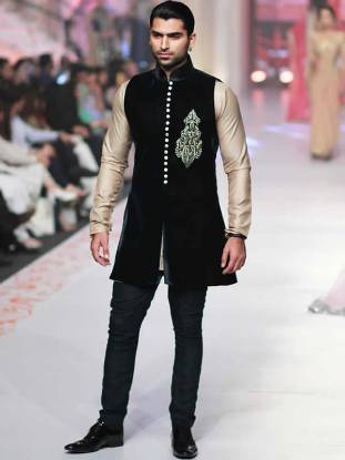 Dashing Black Embroidered Waistcoat Maryland Baltimore MD Man Collection 2018