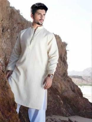 Attractive Beige Kurta Suit For Eid UK USA Canada Australia Saudi Arabia New Zealand Norway