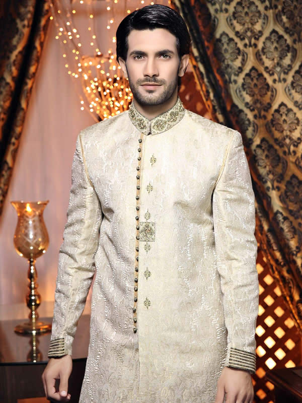Indian Wedding Wear Designer Bollywood Wedding Groom Sherwani Dress From  India | eBay