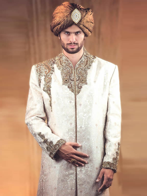 Indian Jamawar Sherwani Suits Los Angeles California Groom Wedding Sherwani Mens Sherwani 