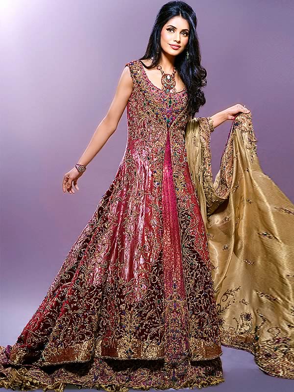 Pakistani Bridal Maxi Jersey City New Jersey Usa Nilofer Shahid Wedding Dresses 3474