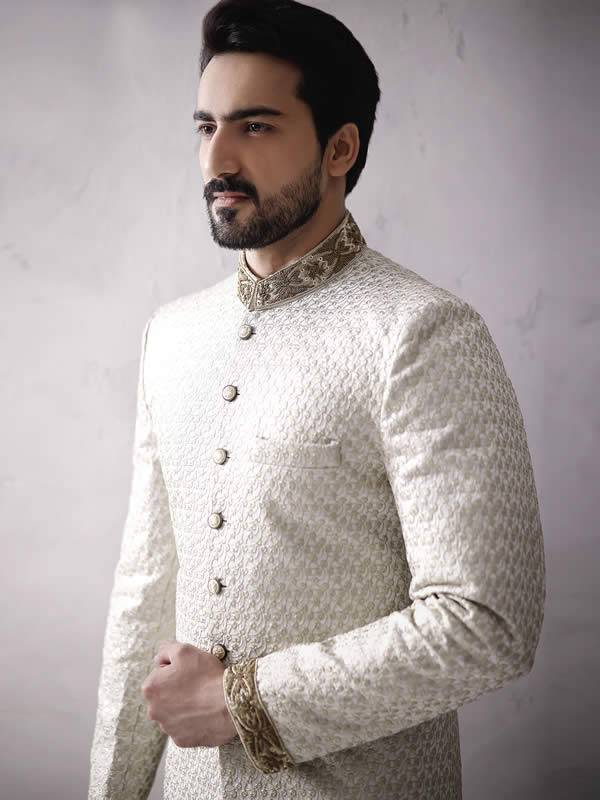 Wedding Mens Sherwani Telford UK Stylish Embroidered Sherwani Suits