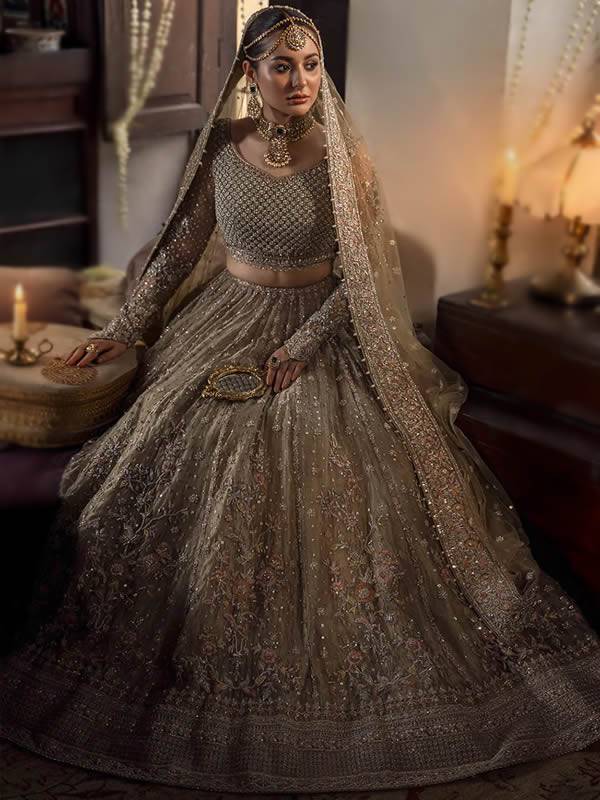 Bridal Lehenga Dress Kew Garden New York USA Faiza Saqlain Bridal ...